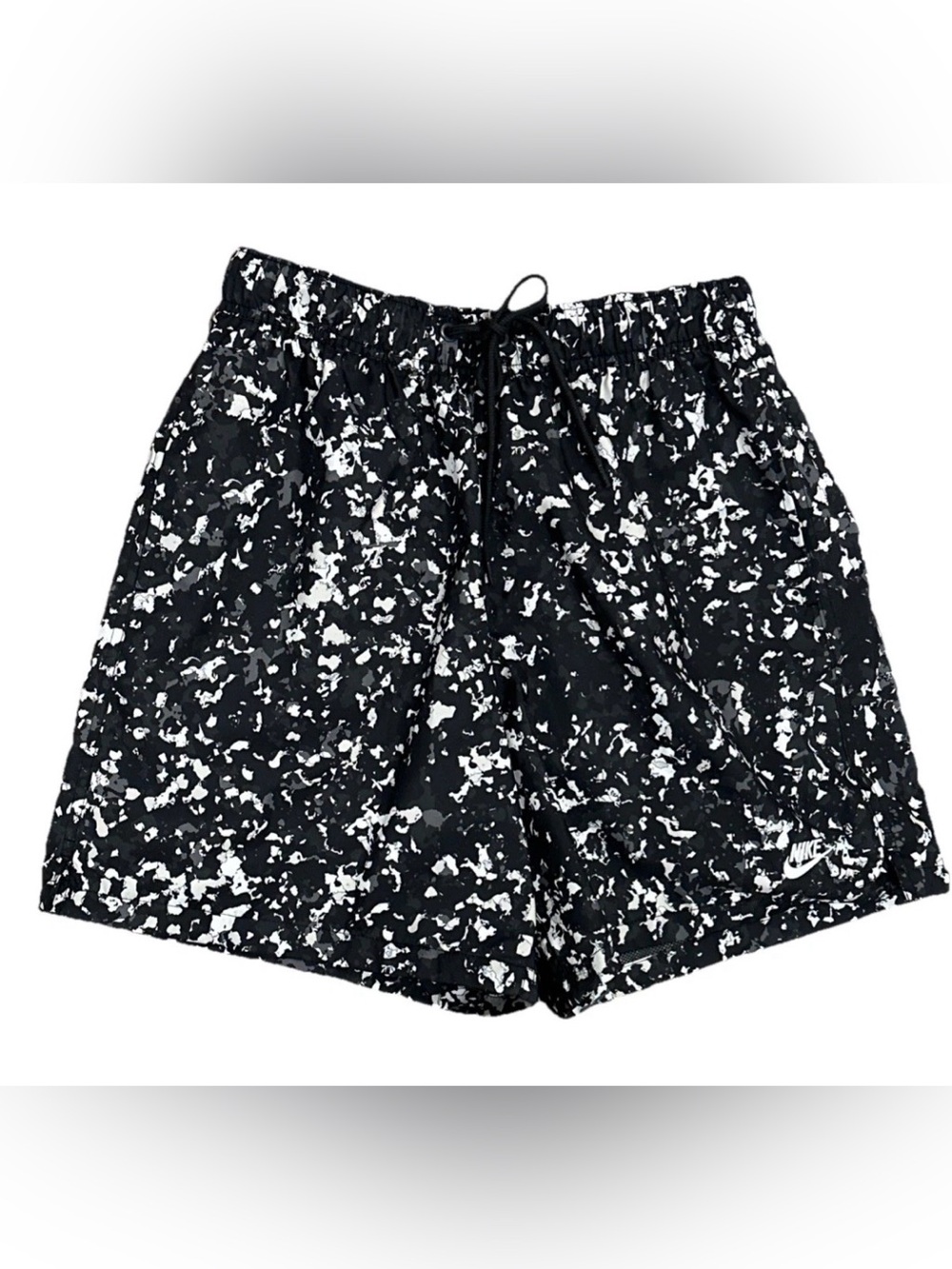 NIKE CLUB WOVEN REGRIND 6” SHORTS ANTHRACITE/WHITE MENS MEDIUM STYLE IF8502-060